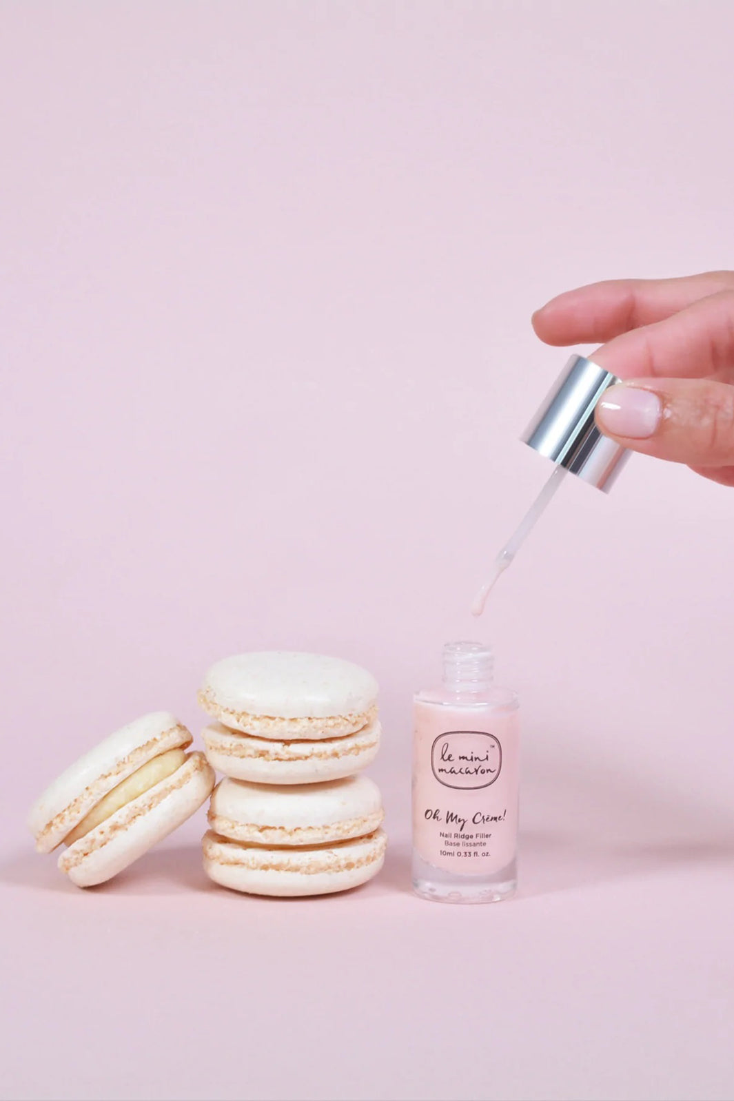 Le Mini Macaron - Nail Ridge Filler - Basa Lissante Neglelak