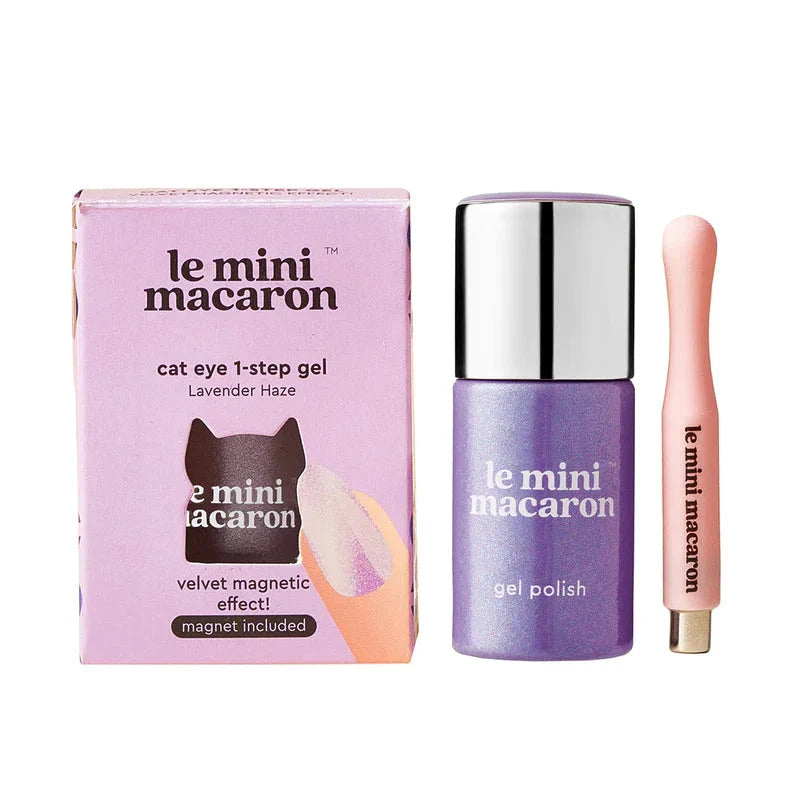 Le Mini Macaron - Single Gel Polish, Cat Eye Magnet Gel Polish Incl. Magnet Nyhed! CEG003 - Lavender Haze Neglelak