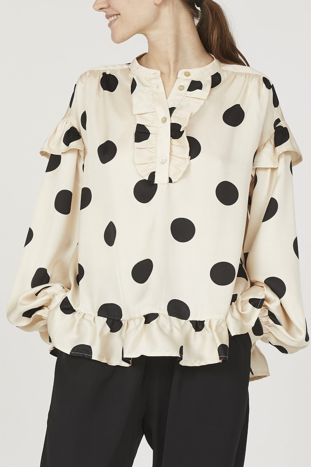 Love & Divine - Love1034-4 - 116 Cream Dot Bluser