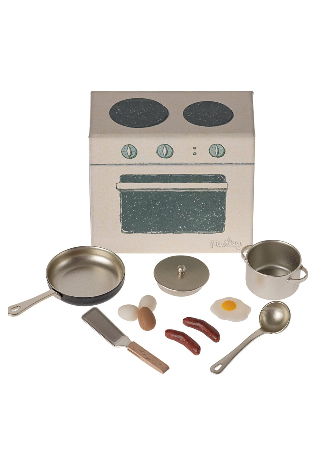 Maileg - Cooking Set, Mouse - Mouse Furniture Legetøj