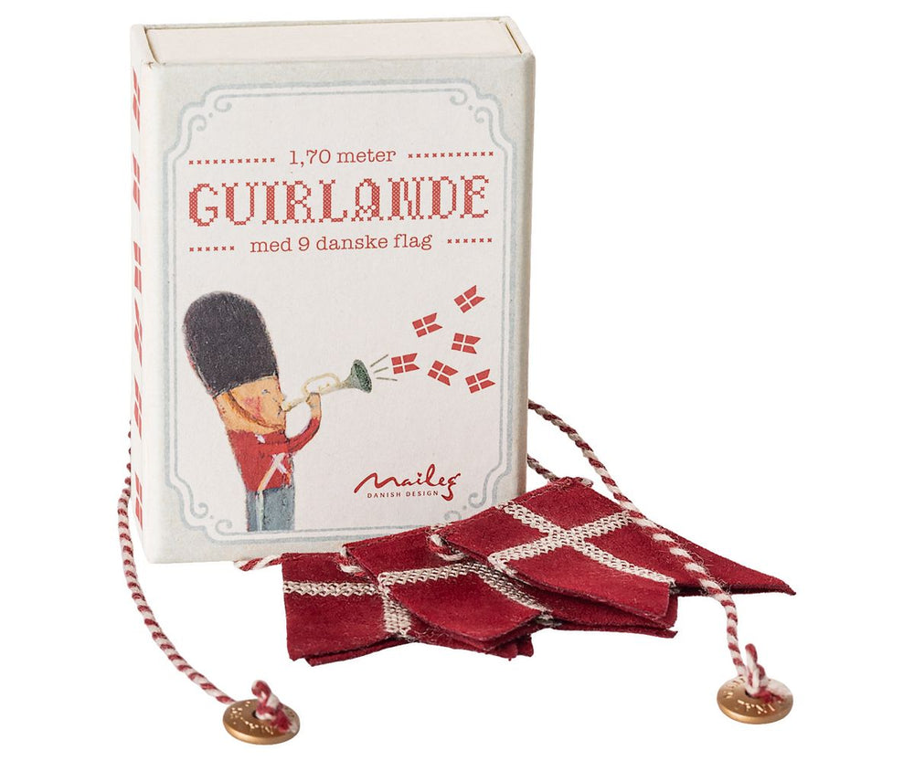 Maileg - Dannebrog, Flagguirlande - Legetøj