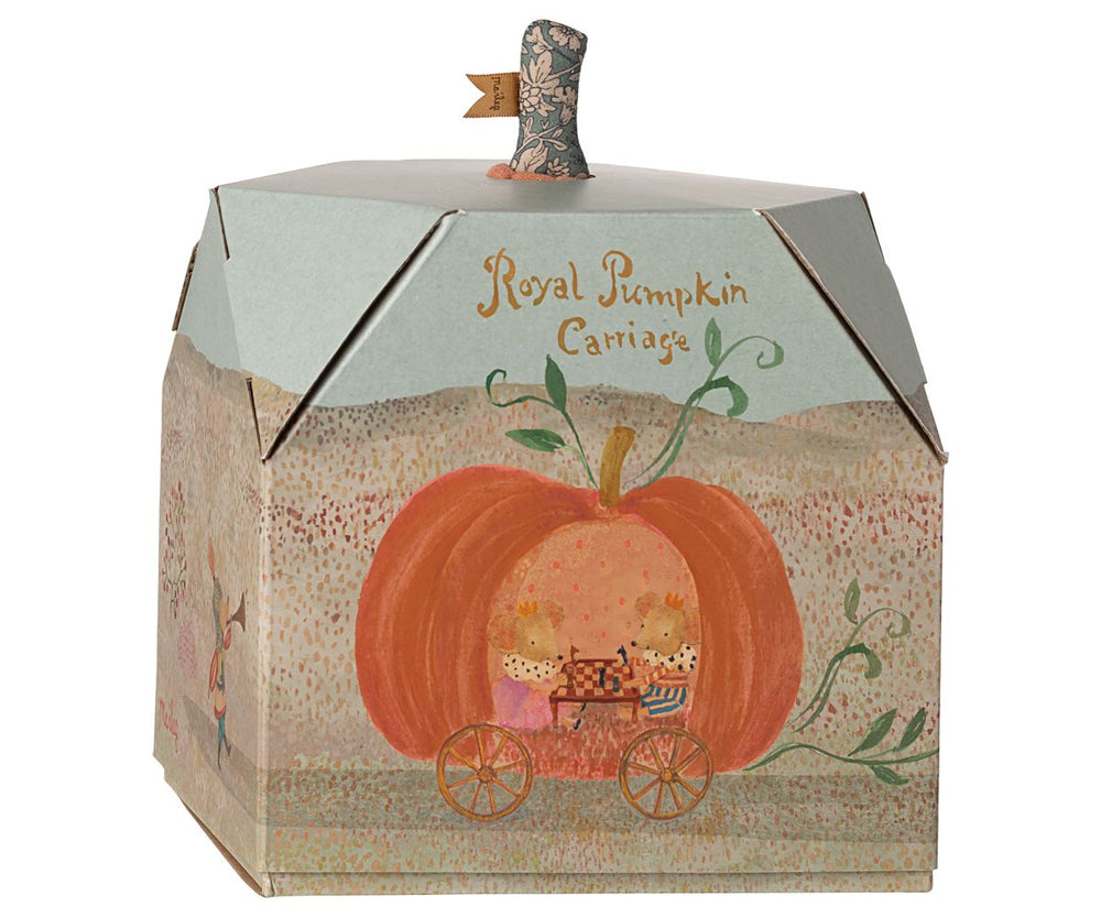 Maileg - Græskar Karet, Mus - Mouse Acc Legetøj