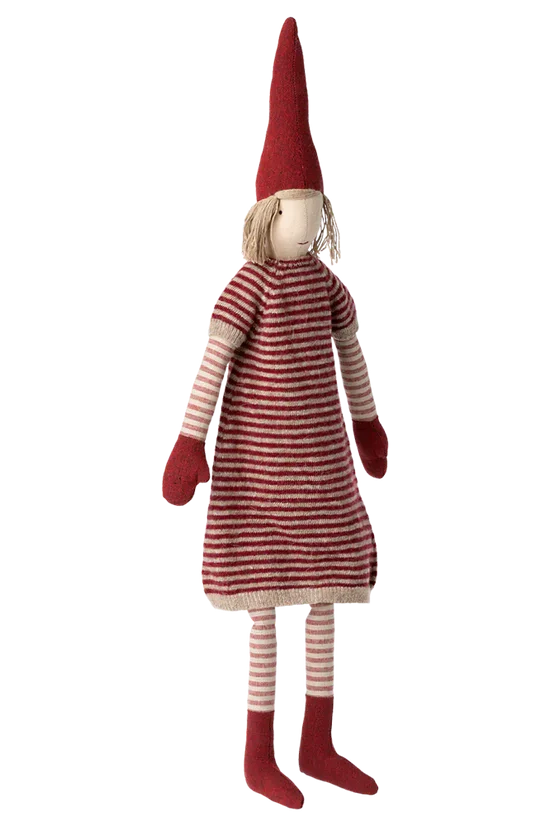 Maileg - Maxi Nisse - Pige, Kjole (Size 4) - 14-2440-01 Jul