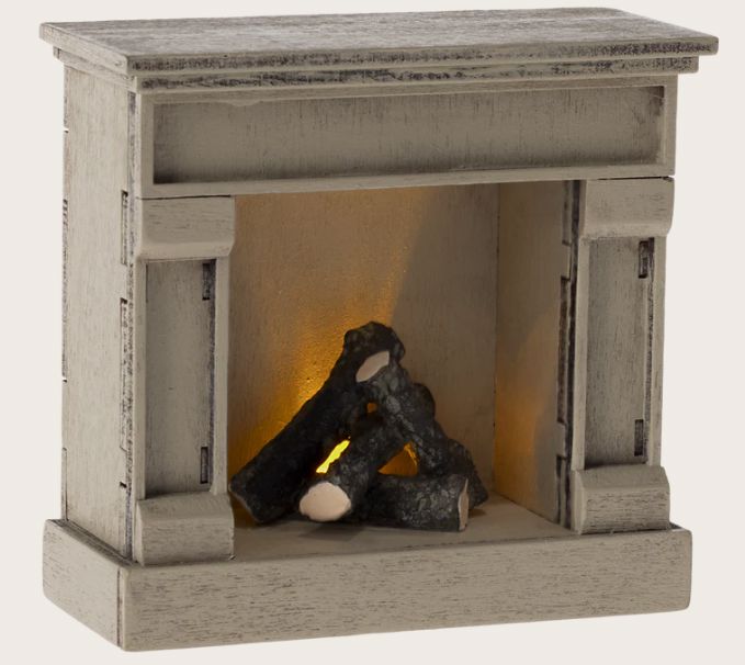 Maileg - Pejs, Mus - Råhvid Legetøj