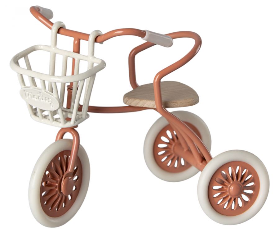 Maileg - Tricycle Basket, Mouse Dekoration