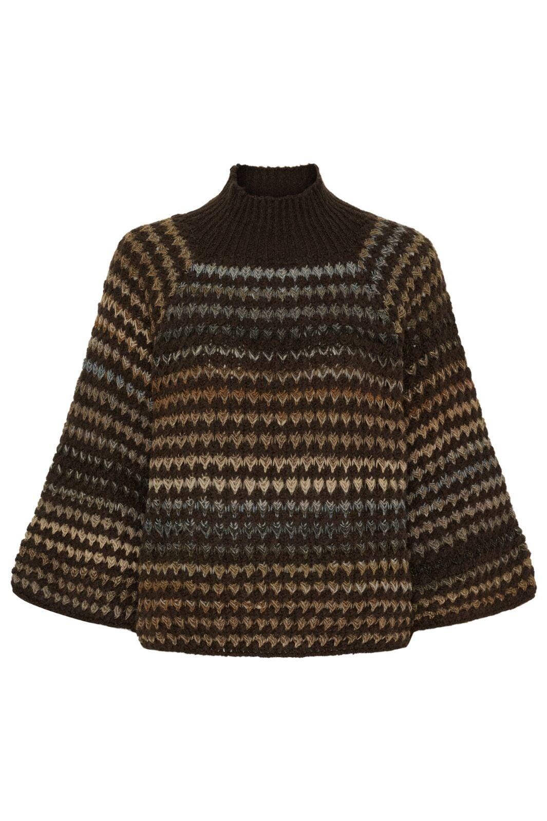 Marta Du Chateau - Mdcfatima Knit 25453 - Moro Strikbluser