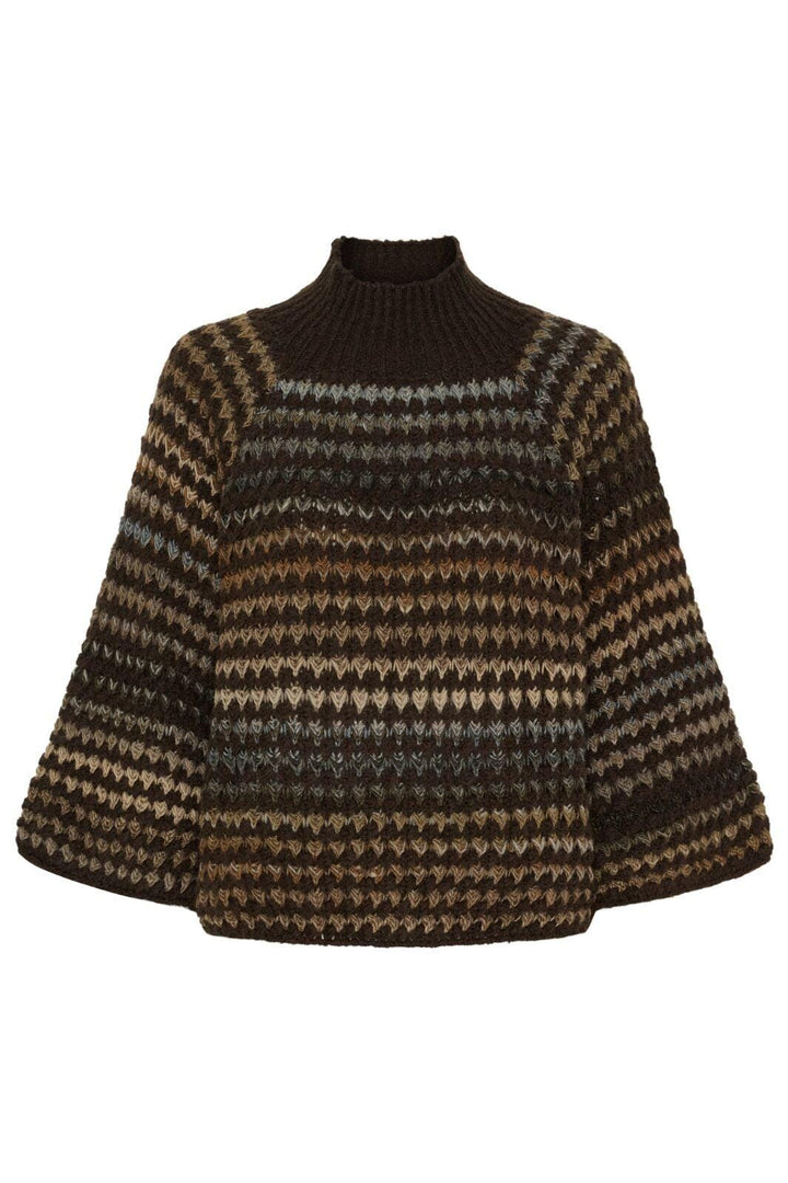 Marta Du Chateau - Mdcfatima Knit 25453 - Moro Strikbluser