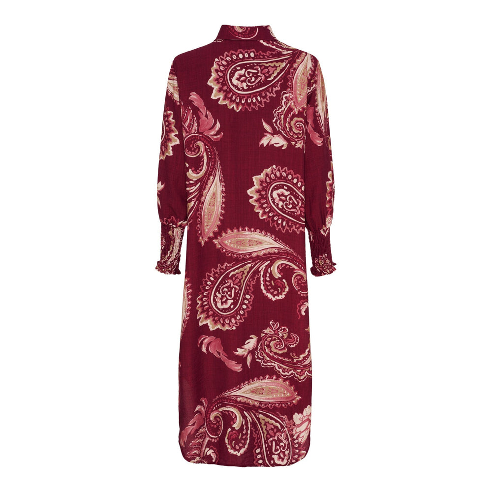 Marta Du Chateau - Mdcmoss Dress 7617- - Bordeaux786Tpz Kjoler
