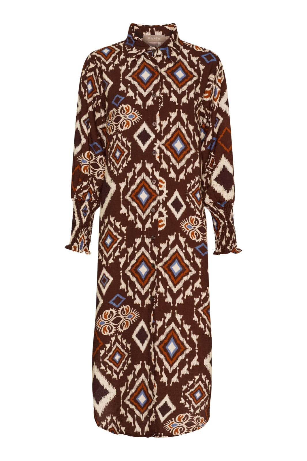 Marta Du Chateau - Mdcmoss Dress 7617- - Marrone786Tpz Kjoler