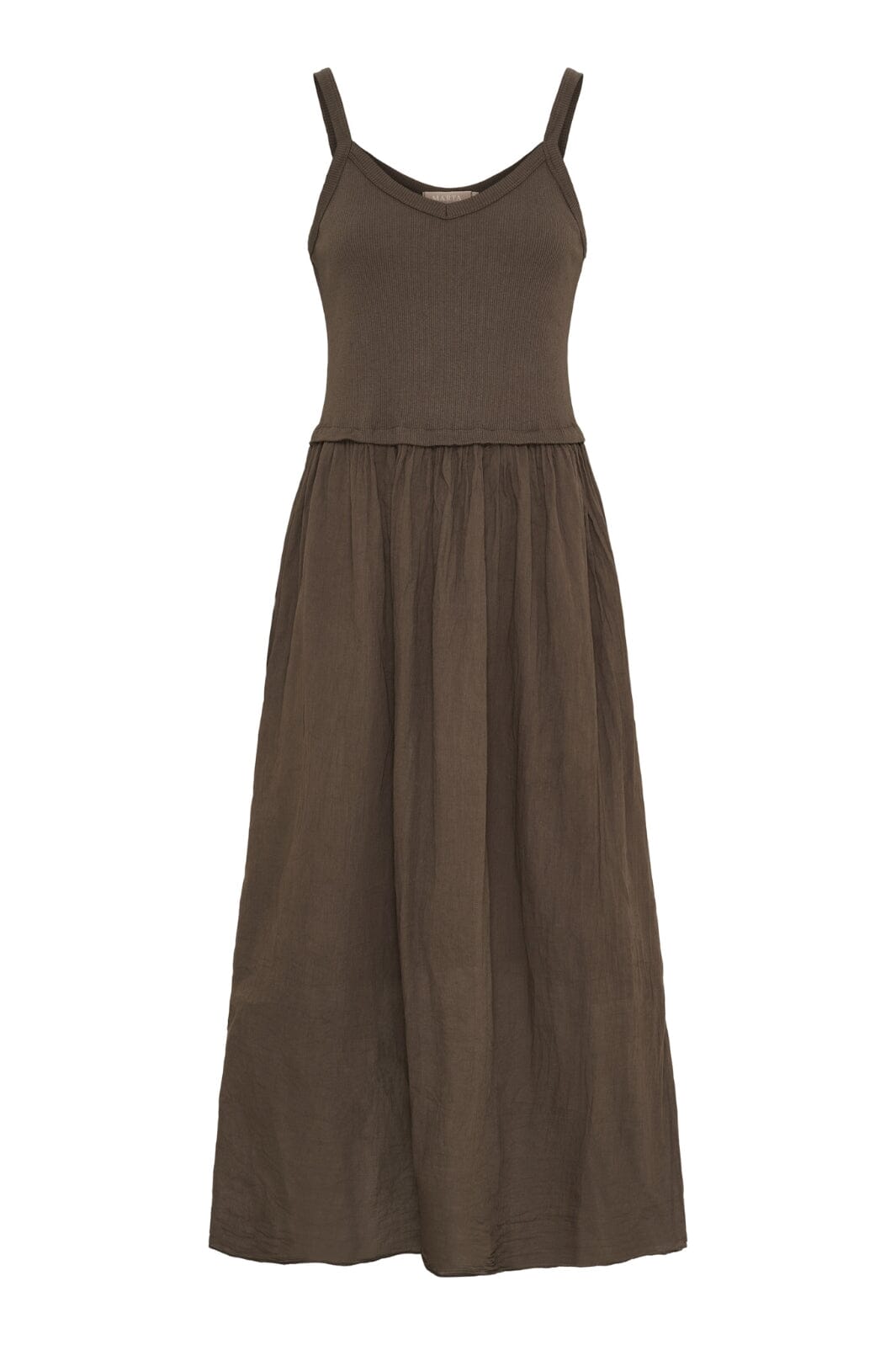 Marta Du Chateau - Mdcraymonde Dress 22586 - Choco Kjoler