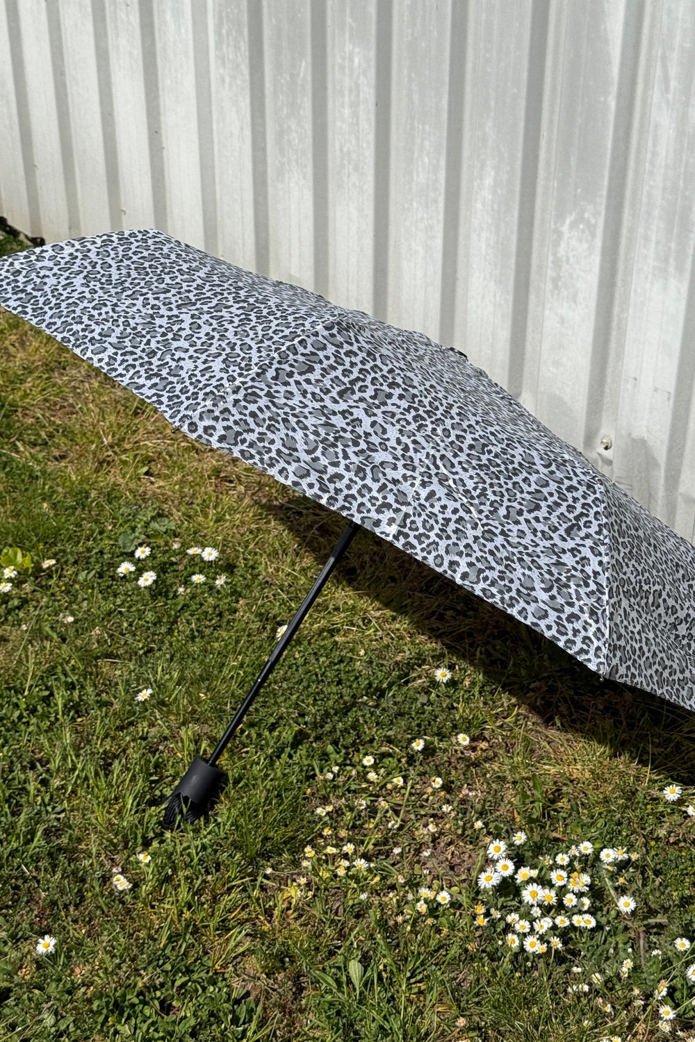 Mellow Moon - Foldable Umbrella PP-7922 - Grey Paraply
