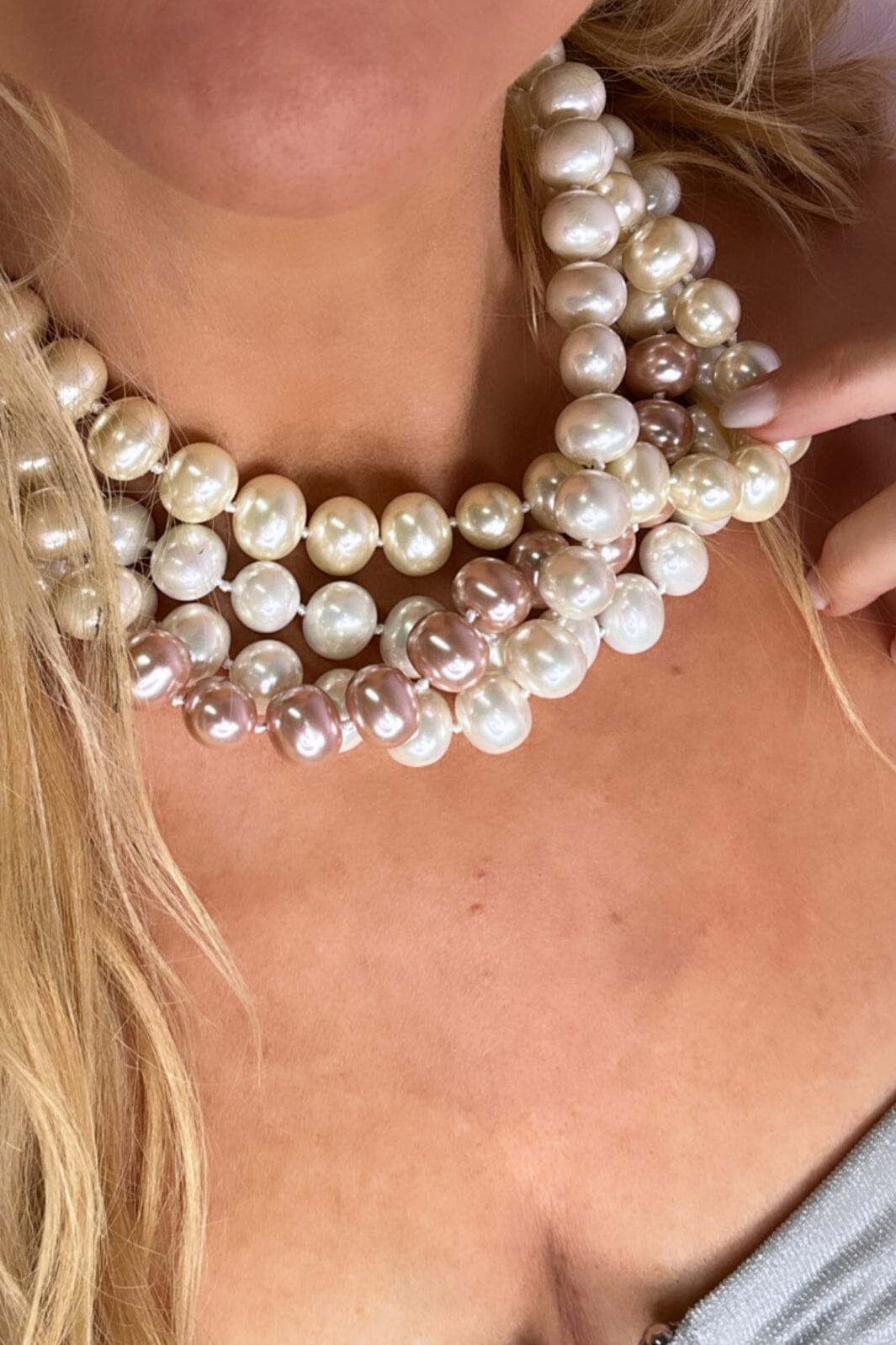 Mellow Moon - Pearl Necklace N1612 - White Halskæder