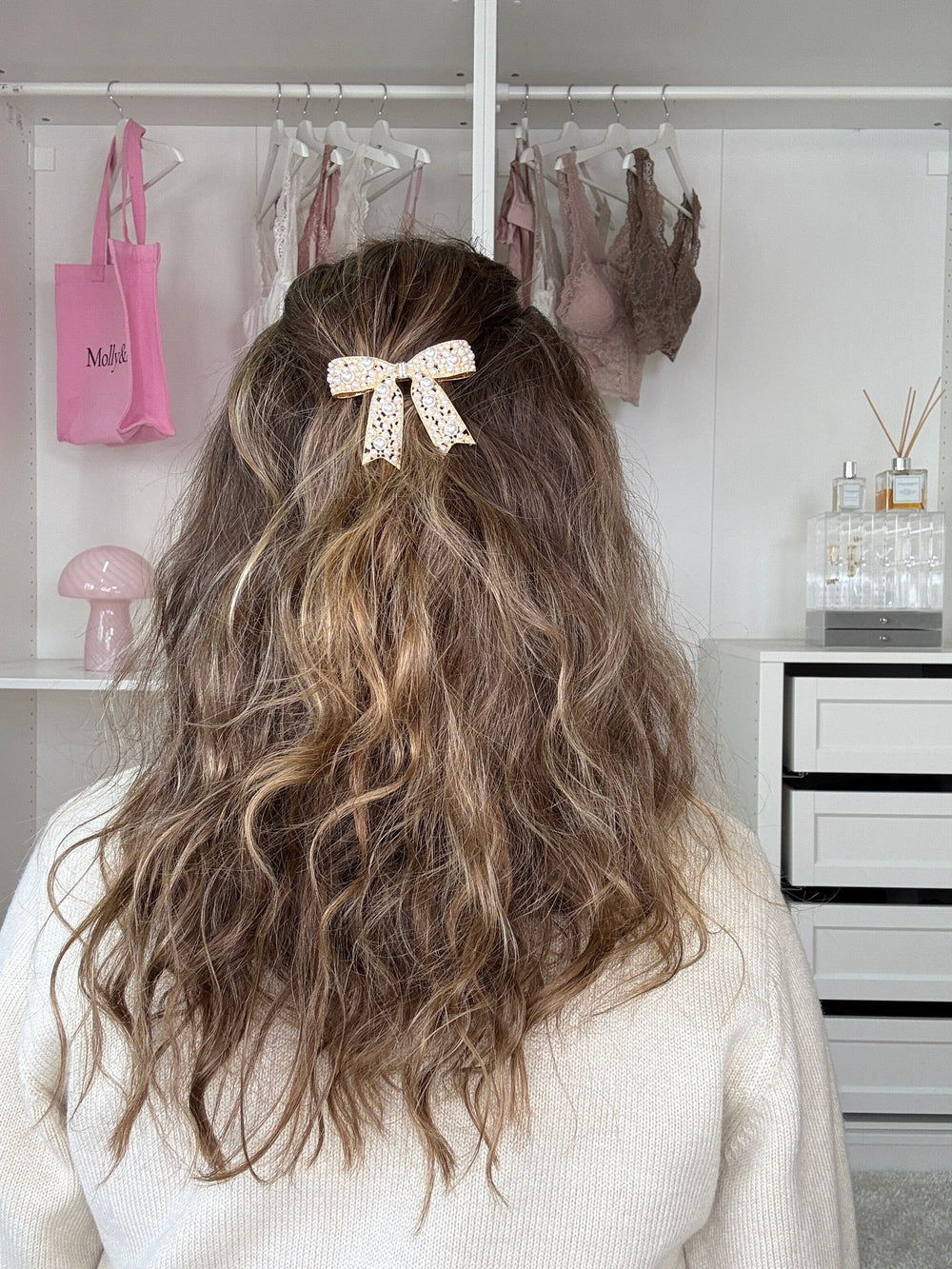 Mellow Moon - Pippin Bow - Hvid Accessories