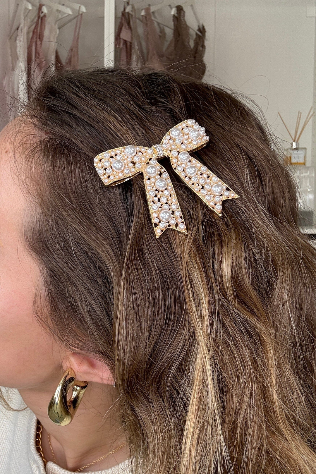 Mellow Moon - Pippin Bow - Hvid Accessories