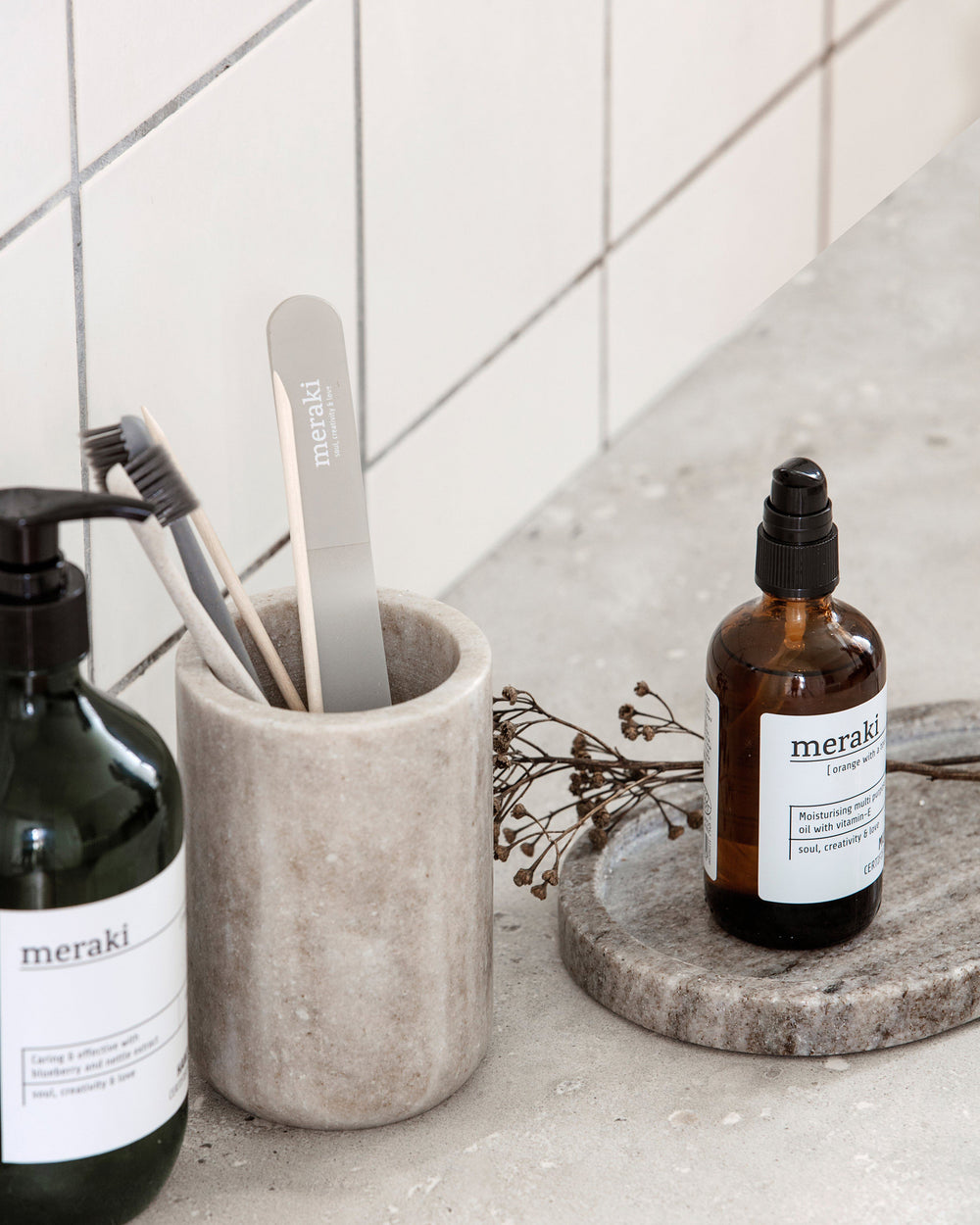 Meraki - Bakke Marmor - Beige Tilbehør
