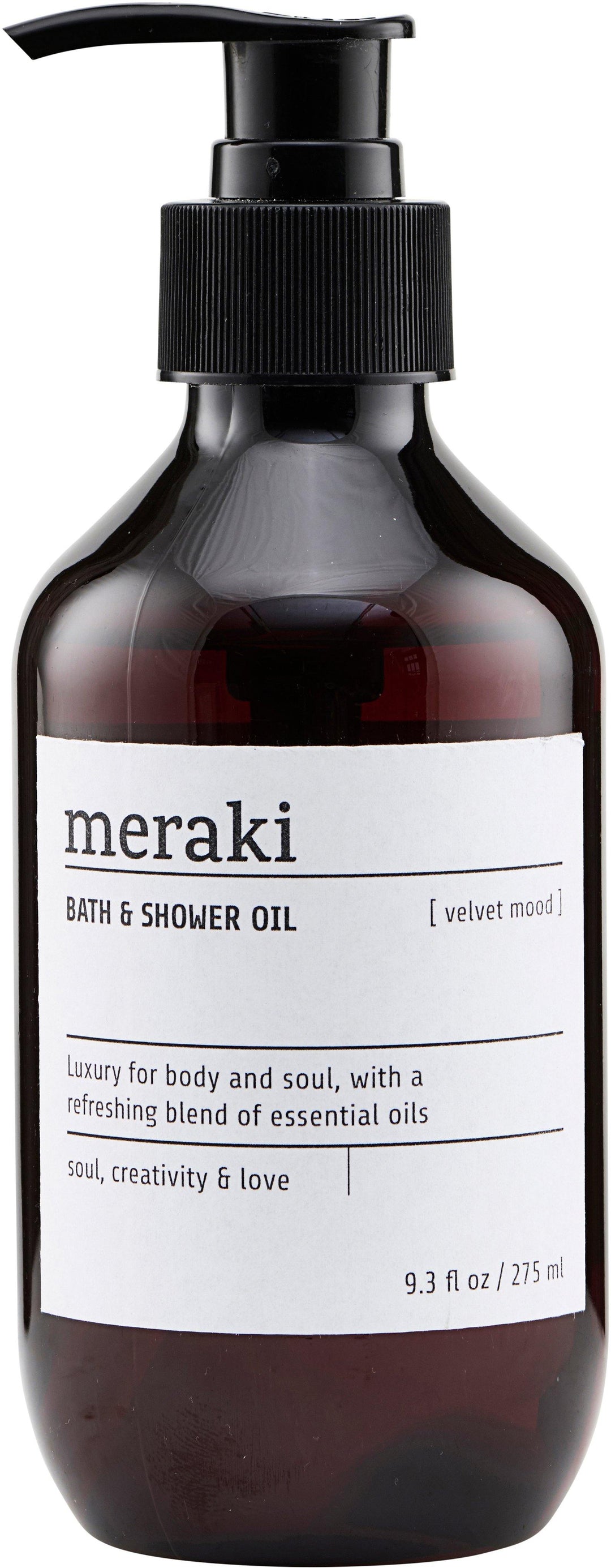 Meraki - Bath & Shower Oil - Velvet Mood Olier
