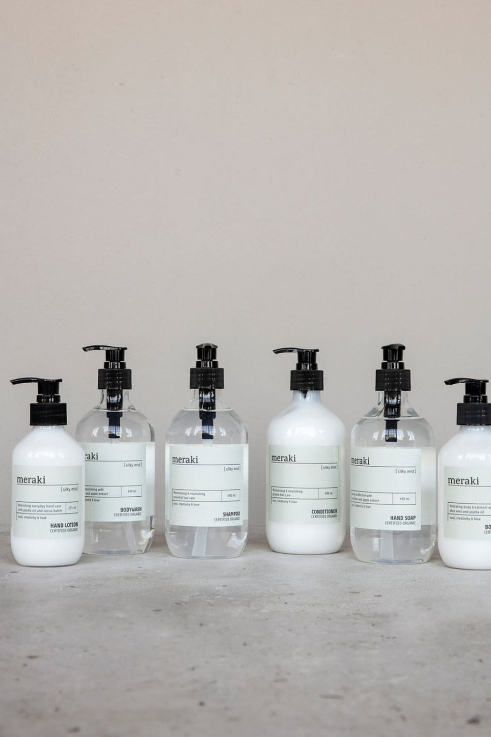 Meraki - Bodywash Silky Mist - 490 ml. Bodywash