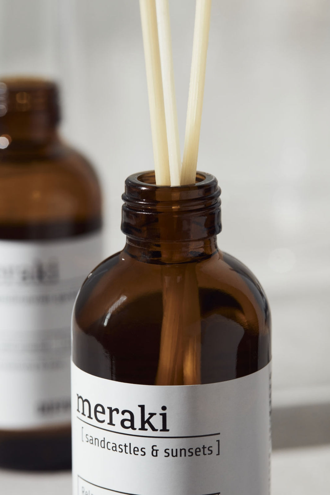 Meraki - Duftfrisker m. 7 pinde Sandcastles & Solnedgange - 120 ml Duftfrisker