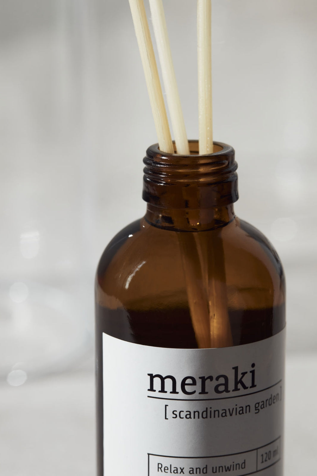 Meraki - Duftfrisker m. 7 pinde - Scandinavian Garden - 120 ml Duftfrisker