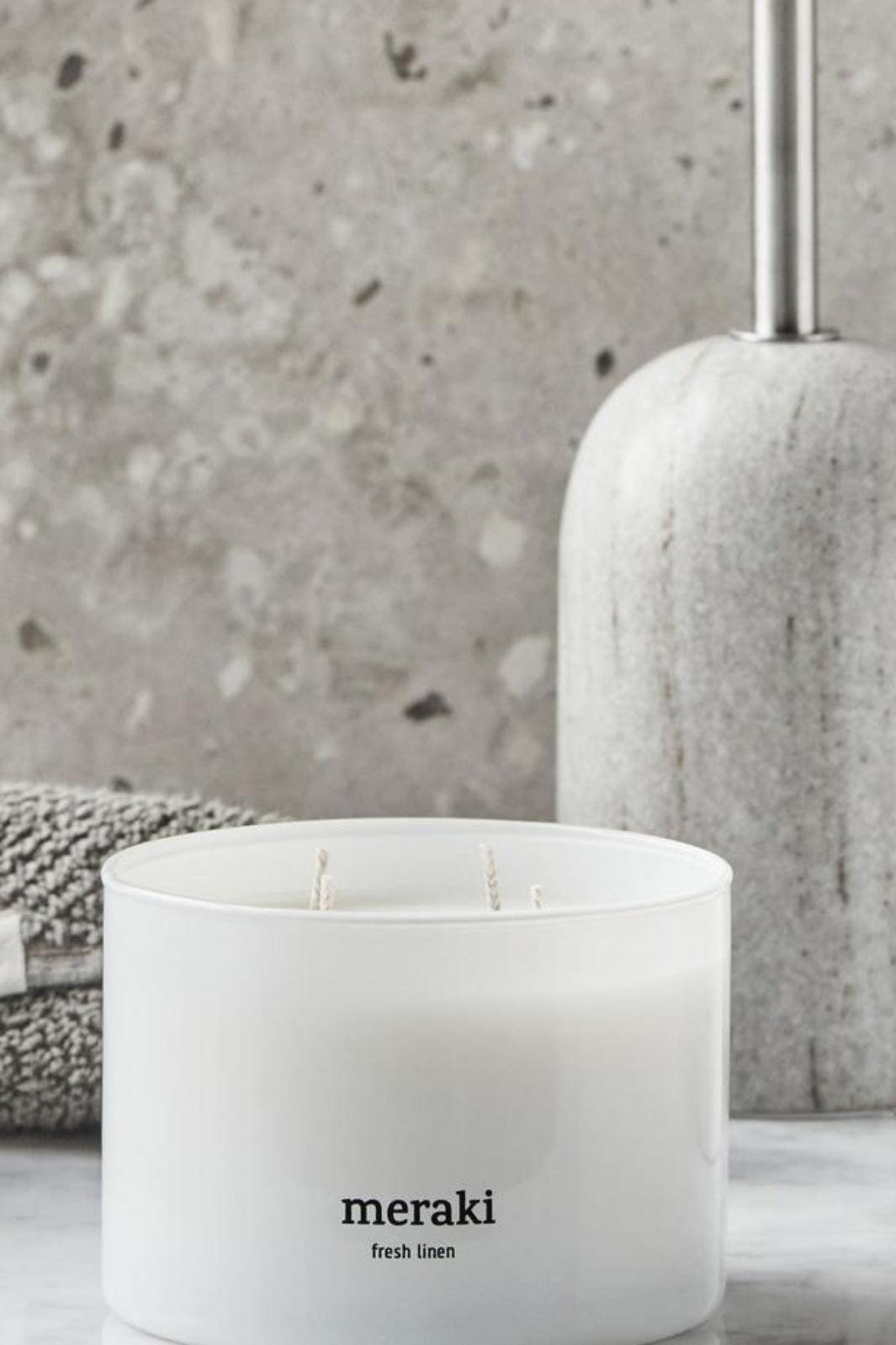 Meraki - Duftlys, Fresh linen Duftlys