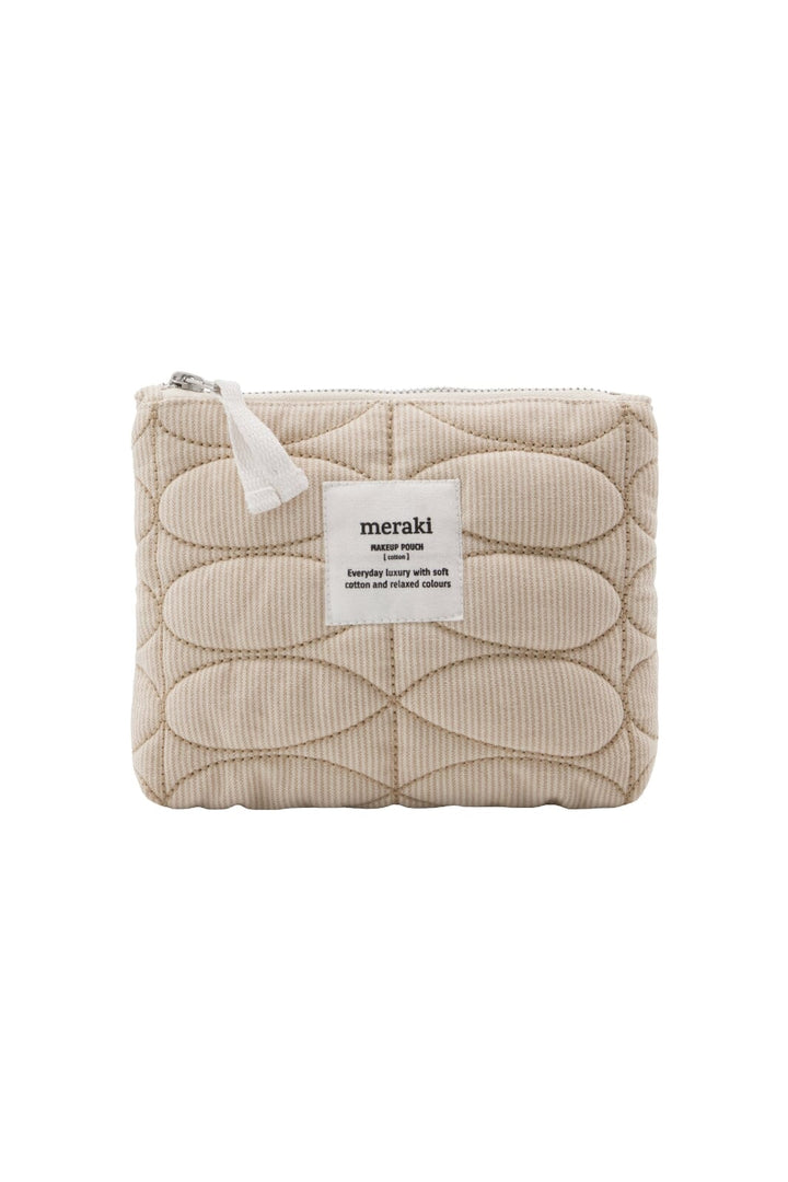 Meraki - Makeup pung, Mentha, Off white/safari - l: 19 cm, w: 2,5 cm, h: 14 cm Toilettasker