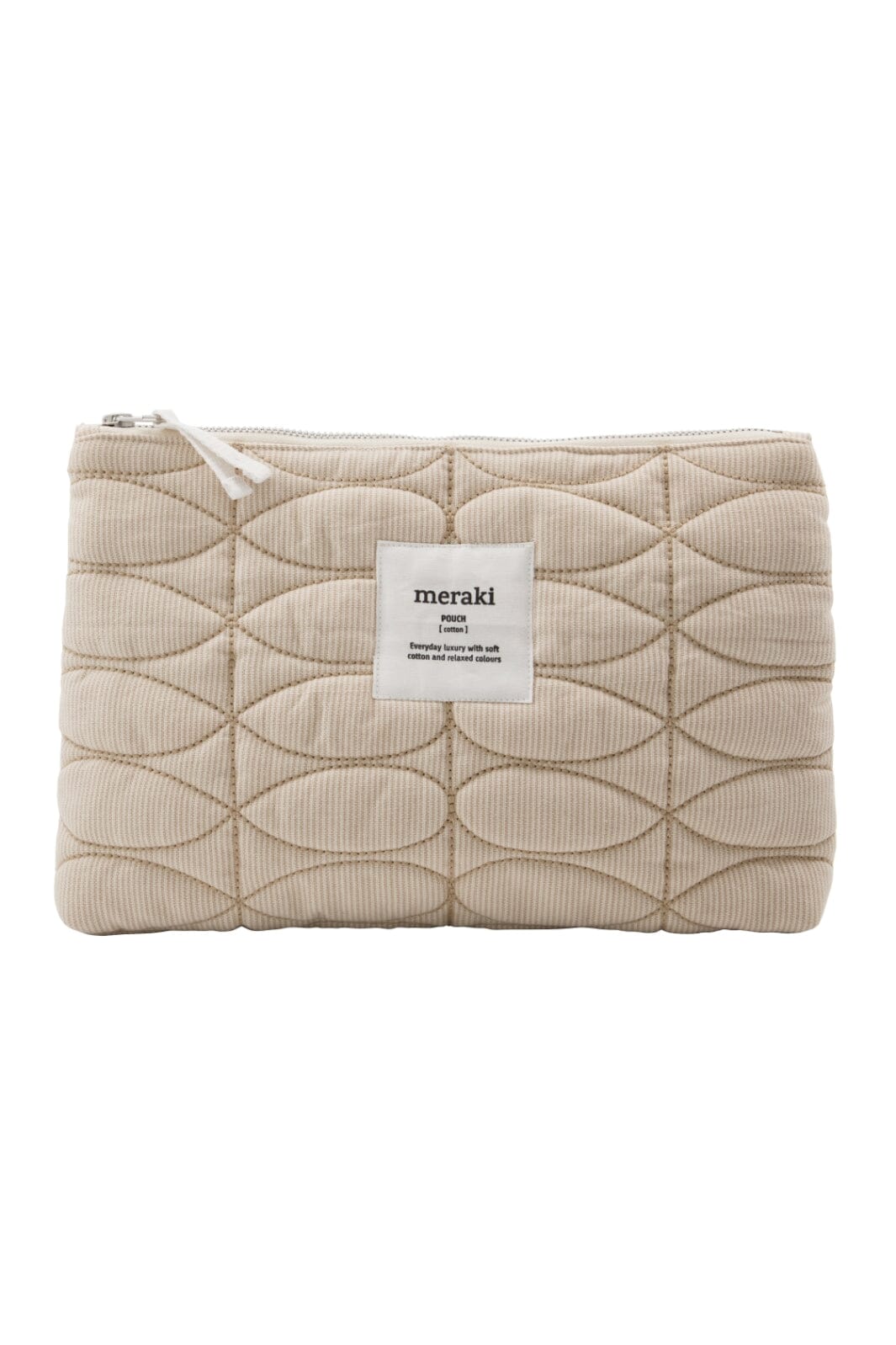 Meraki - Makeup pung, Mentha, Off white/safari - l: 30 cm, w: 3.5 cm, h: 20 cm Toilettasker