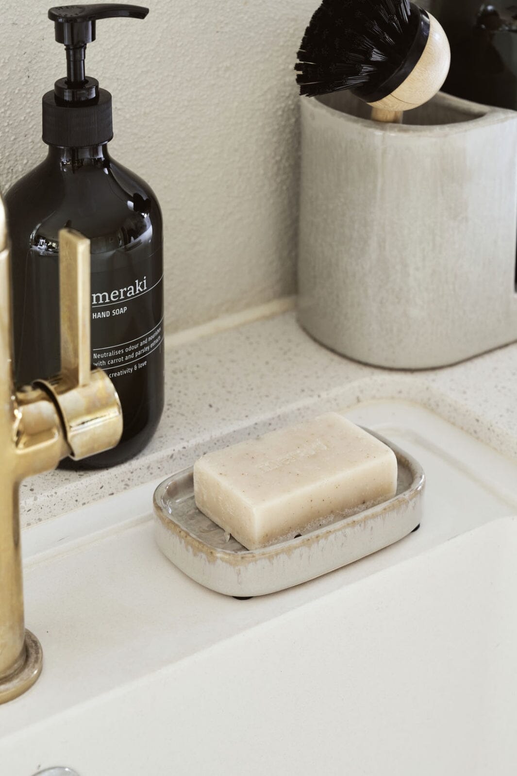 Meraki - Sæbeholder, Datura, Shellish grey - l: 12 cm, w: 8 cm, h: 2.5 cm Interiør