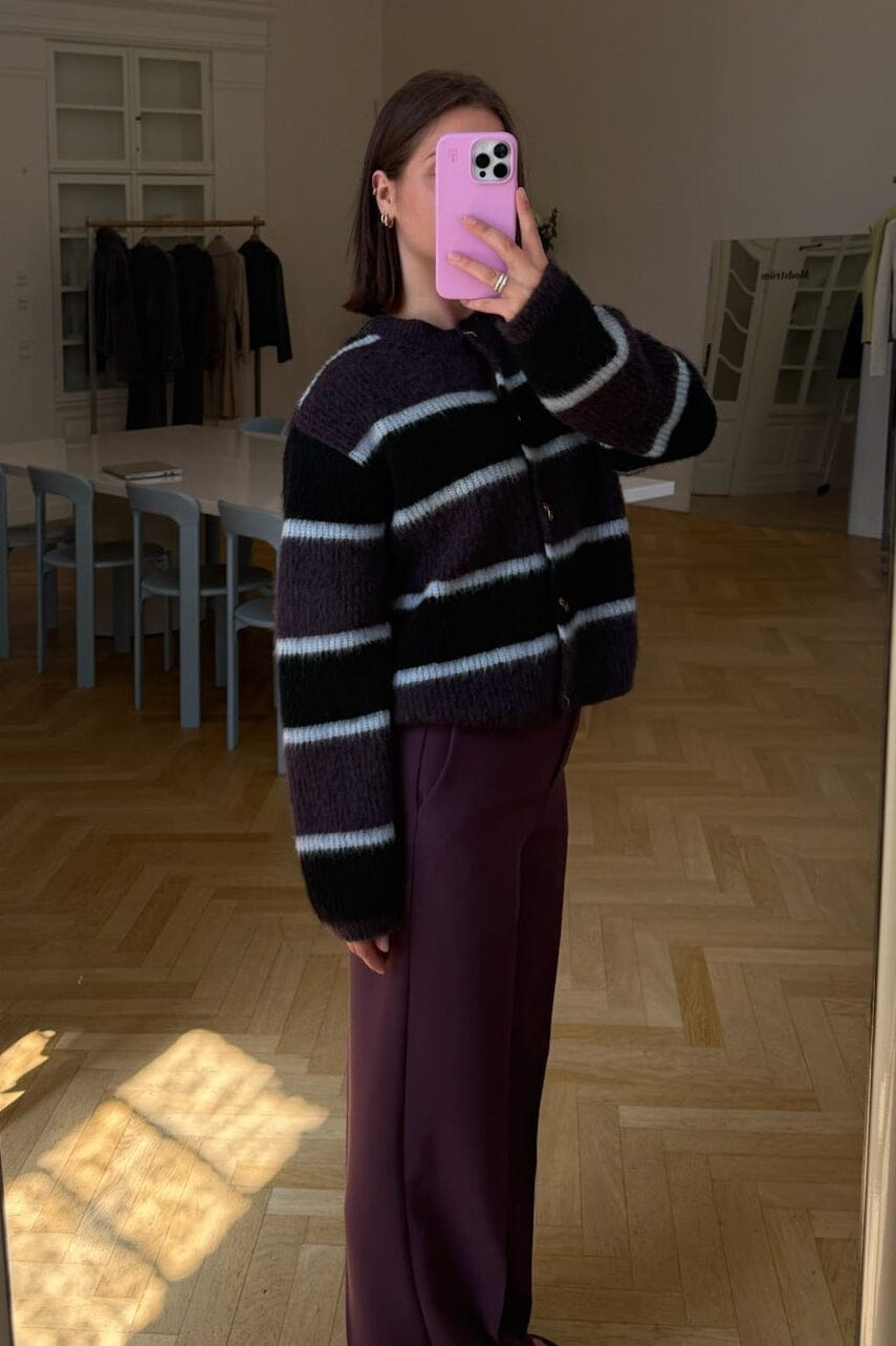 Modström - Rafaelmd Stripe Cardigan 58781 - 12052 - Winter Stripe Cardigans