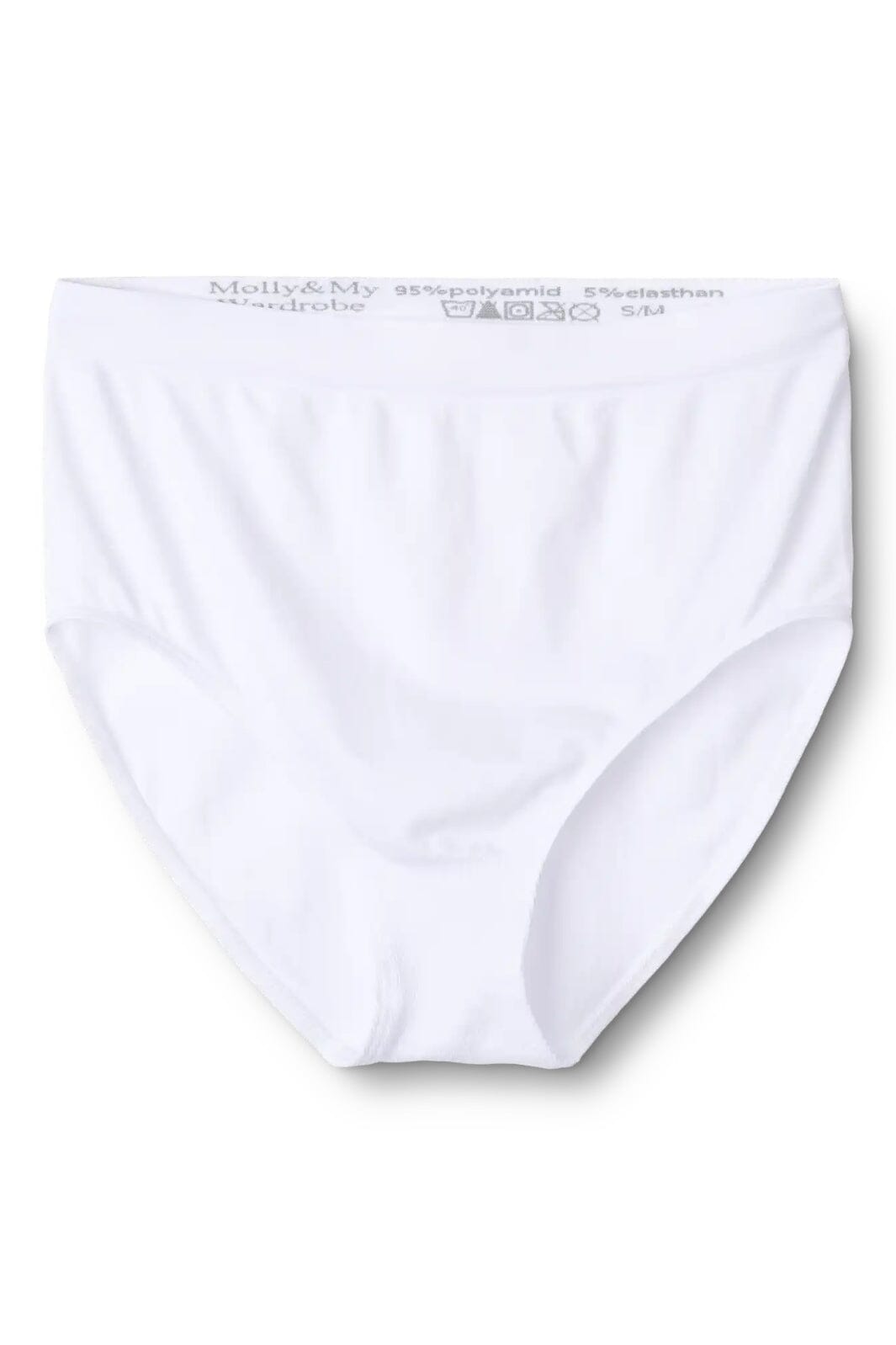 Molly&my Wardrobe - Luise High Brief / Maxi 1011 - White Trusser