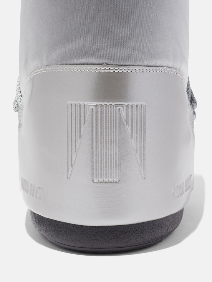 Moon Boot - Mb Icon Glance - H001 Silver Satin Støvler