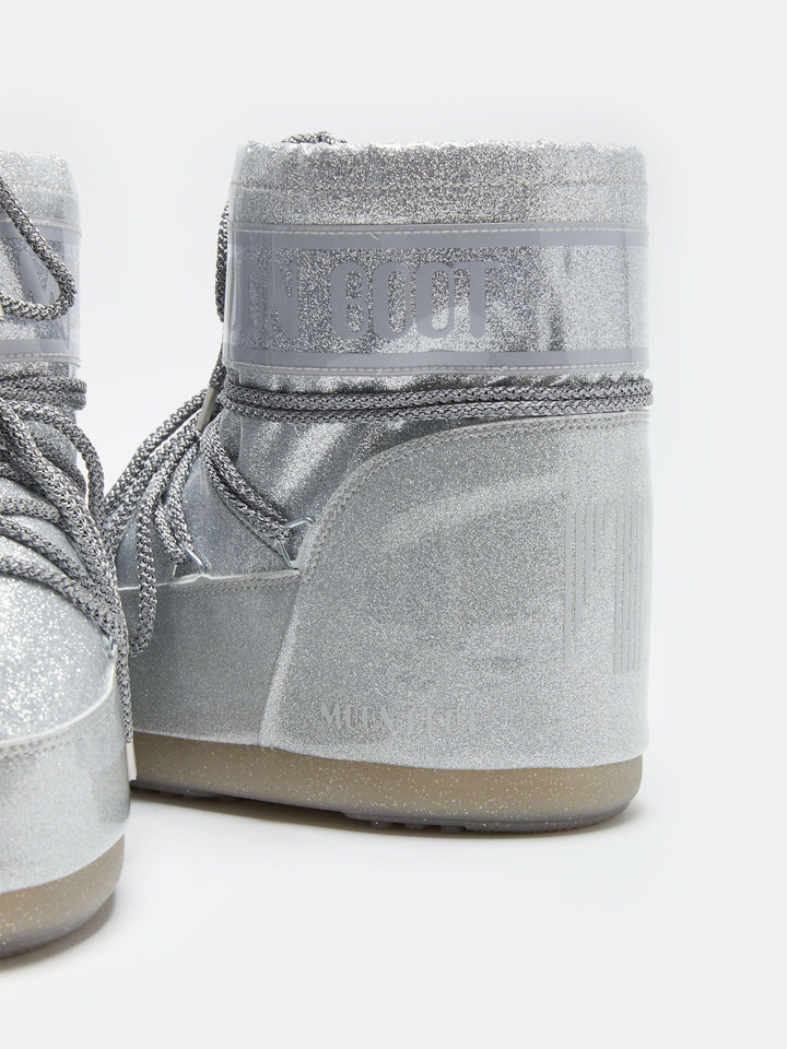 Moon Boot - Mb Icon Low Glitter - H001 Silver Støvler