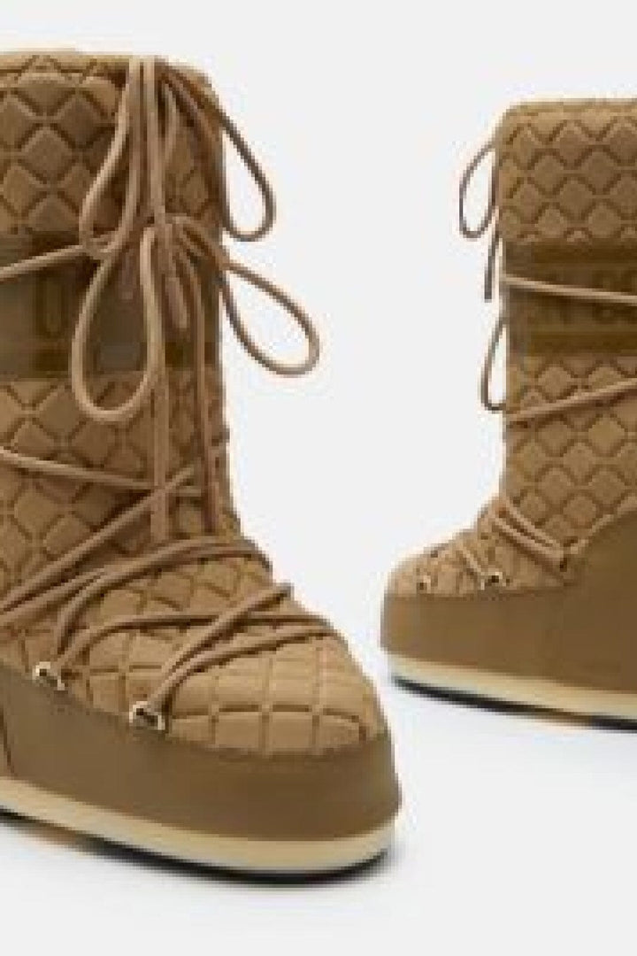 Moon Boot - Mb Icon Quilt - M013 Caramel Støvler