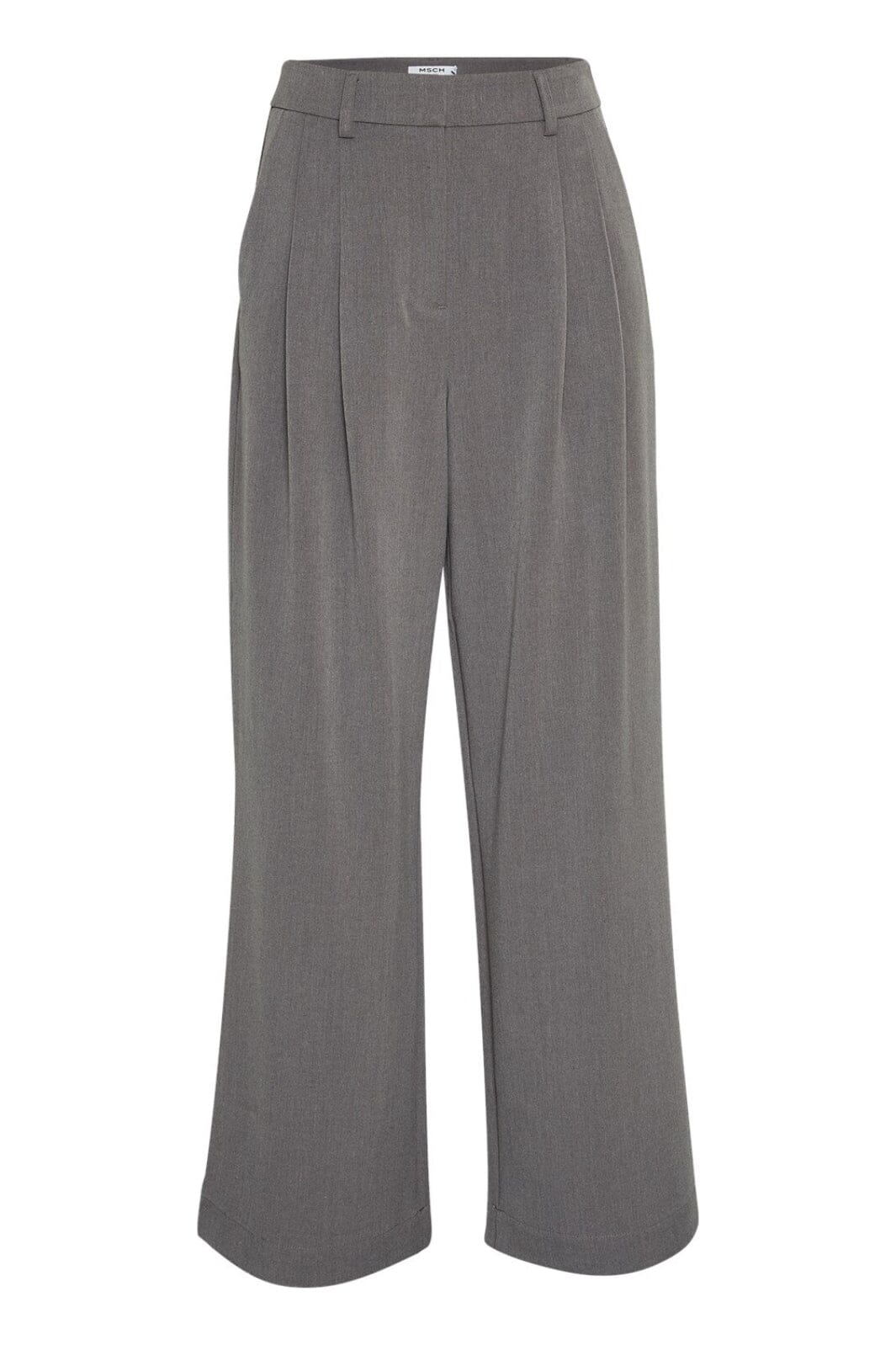 Moss Copenhagen - Mschhenrika Pants - Grey Melange Bukser