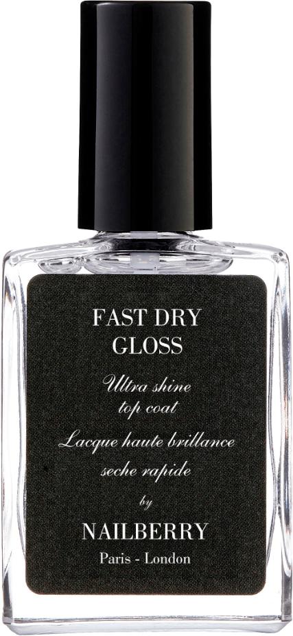 Nailberry - Fast Dry Gloss Top Coat 15 ml Neglelak