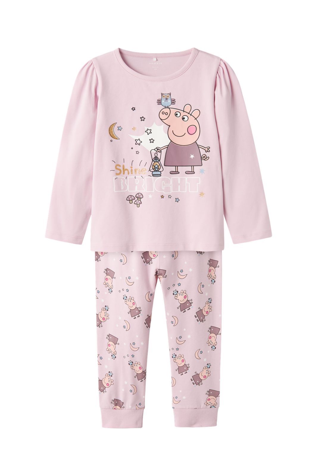 Name It - Nmfdyris Peppa Ls Nightset - 4672080 Winsome Orchid