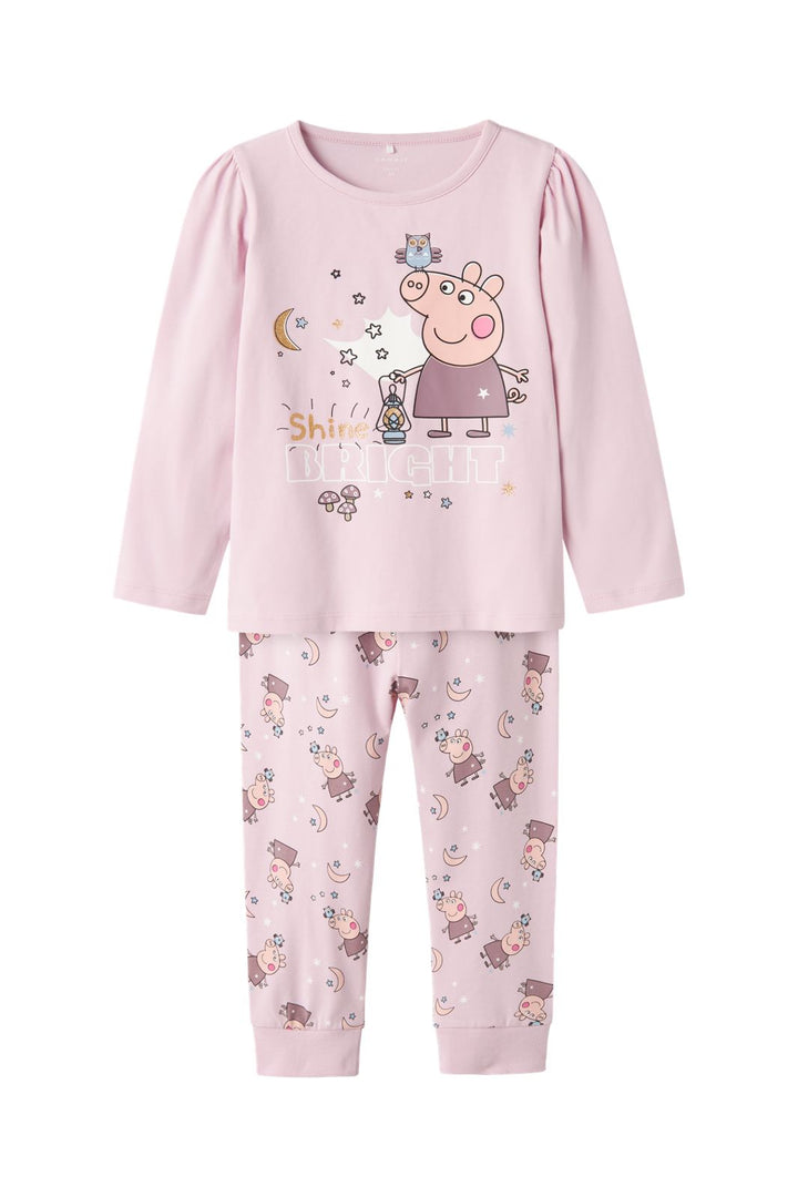 Name It - Nmfdyris Peppa Ls Nightset - 4672080 Winsome Orchid