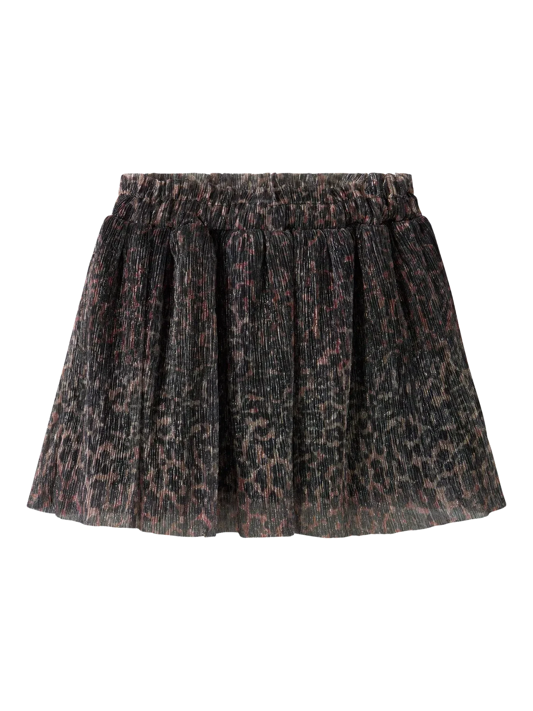 Name It - Nmfrisaring Skirt - 4874681 Seal Brown Leo Nederdele