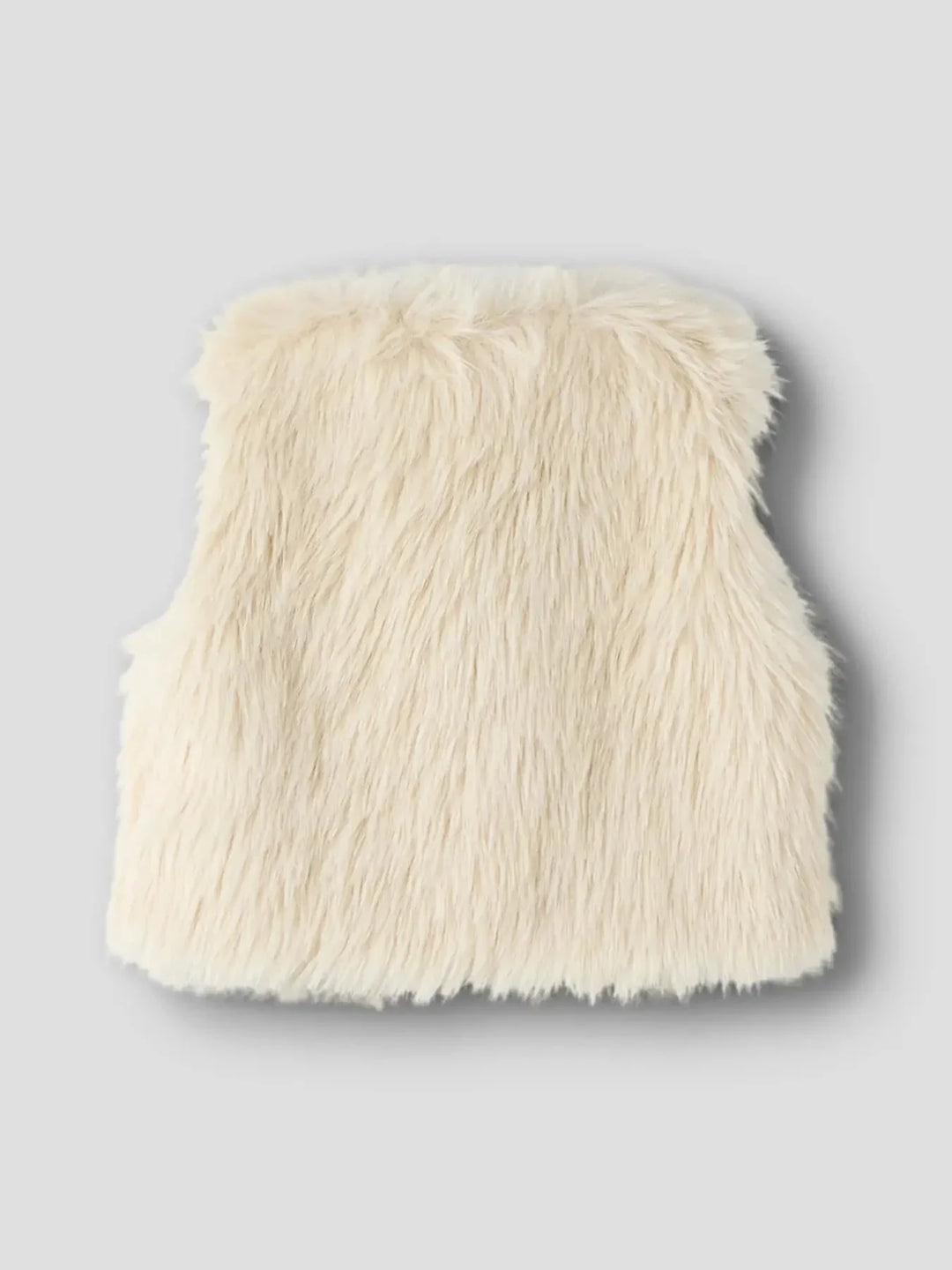 Name It - Nmfsully Fake Fur Vest - 4939590 Cement Frakker