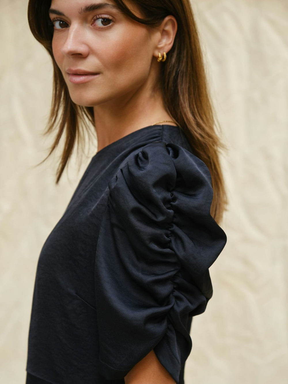 Neo Noir - Benuti Solid Dress 166584 - 141 - Navy Kjoler