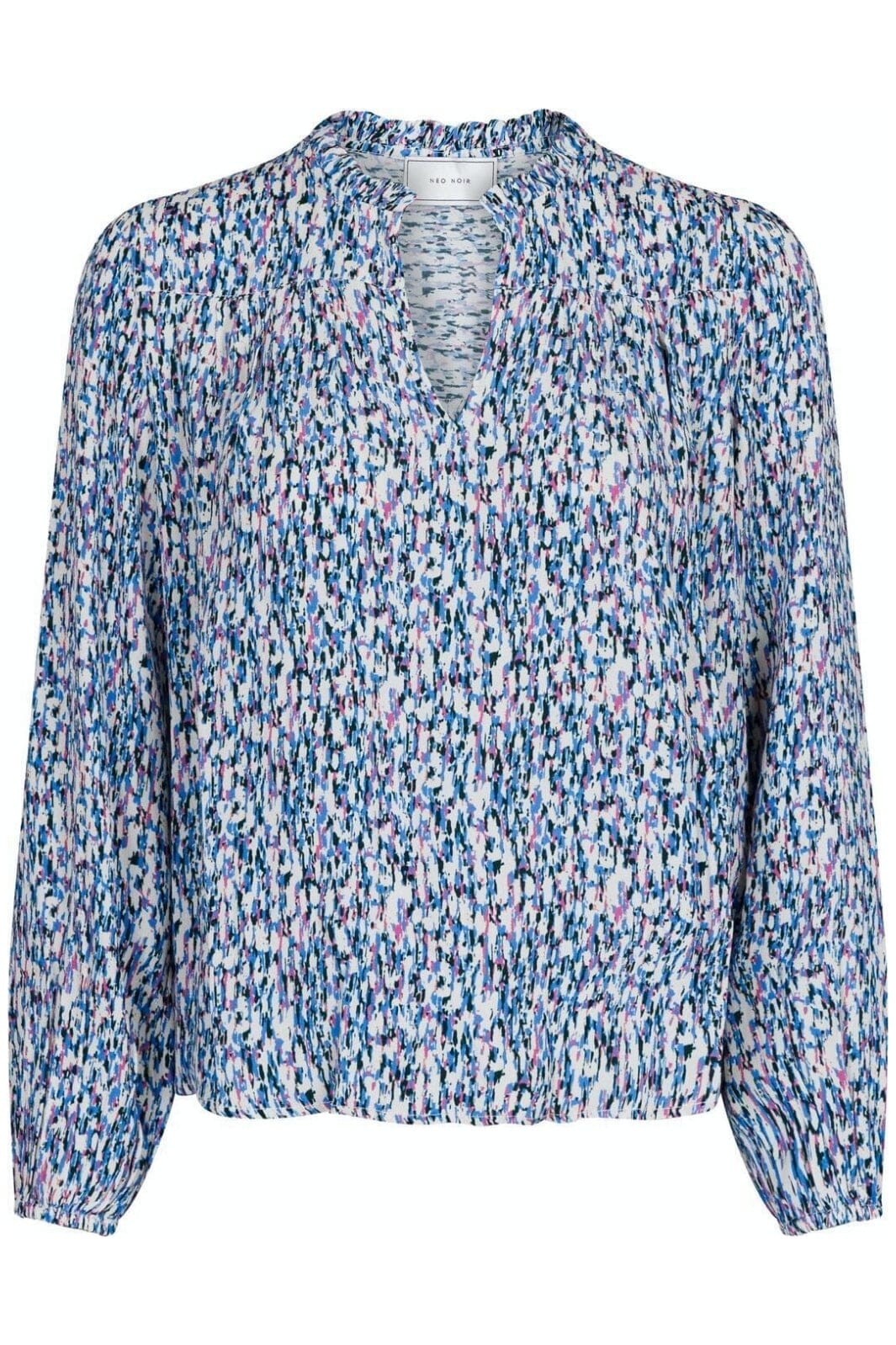 Neo Noir - Bisa Color Haze Blouse - Blue Bluser