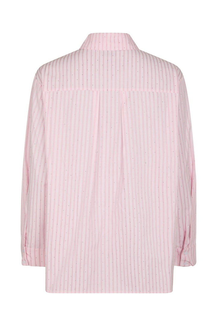 Neo Noir - Dalma Soft Stripe Stone Shirt 166553 - 170 - Pink