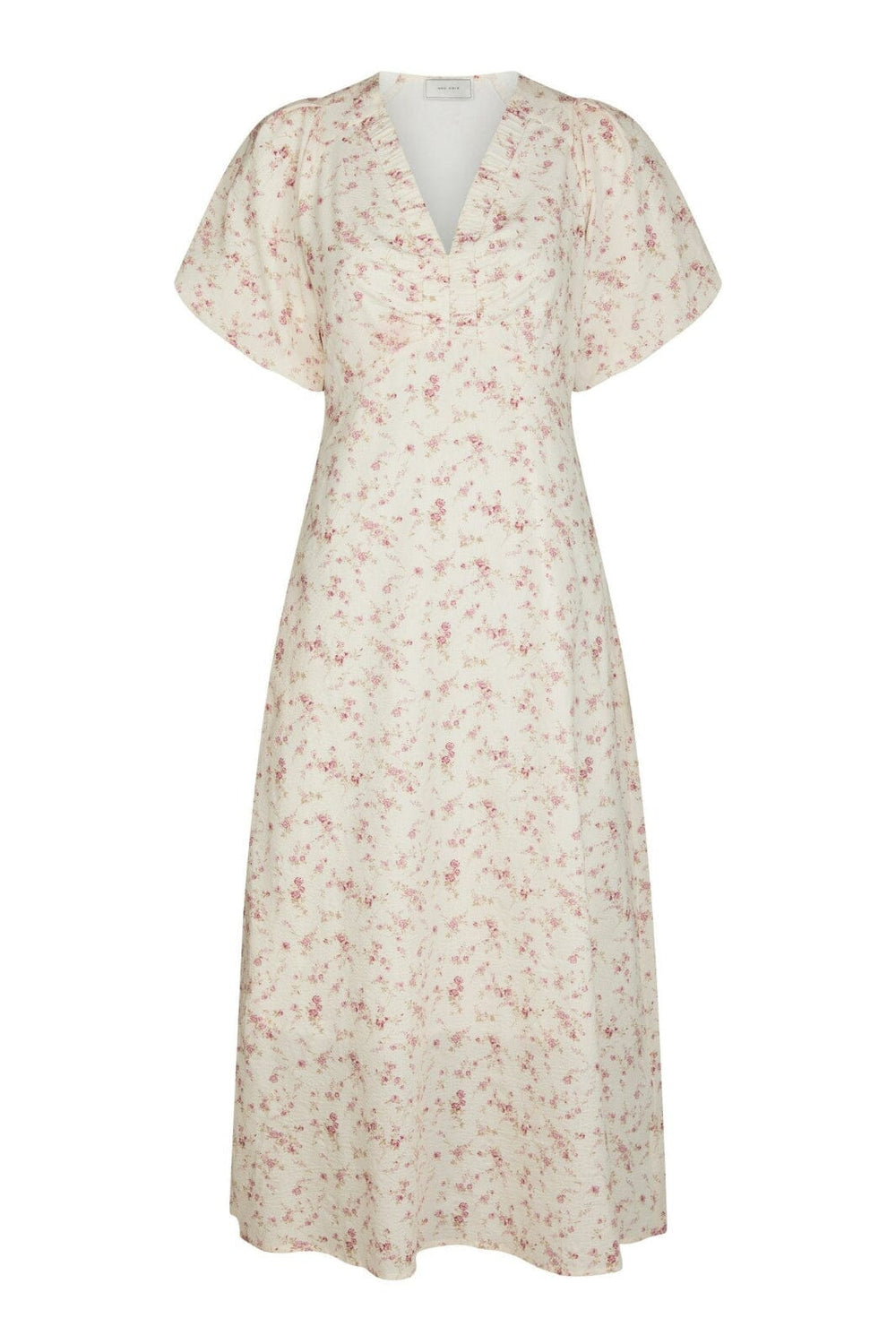Neo Noir - Illana Print Dress 165994 - 630 - Dusty Rose