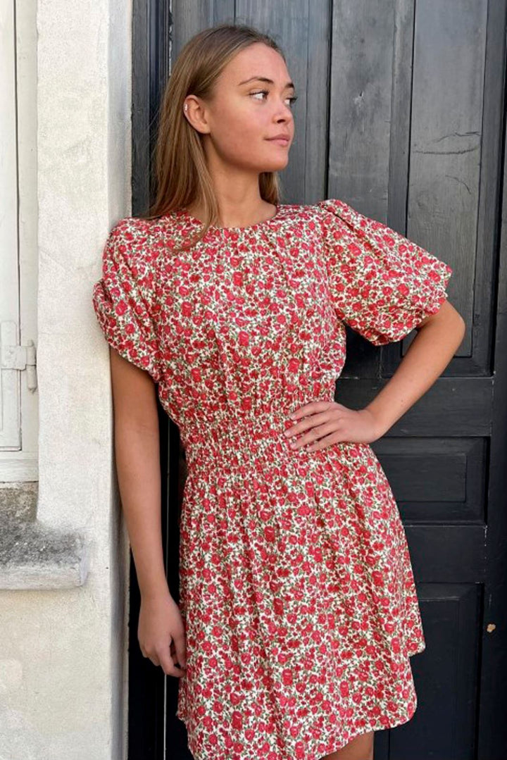 Neo Noir - Mac Blooming Dress - Red Kjoler