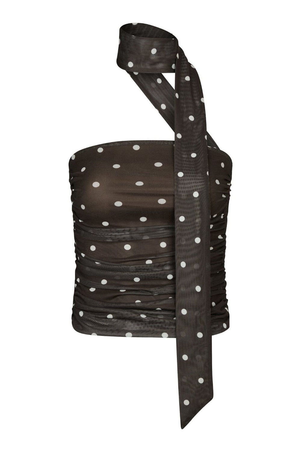 Neo Noir - Torinti Mesh Dot Top 165892 - 210 - Brown