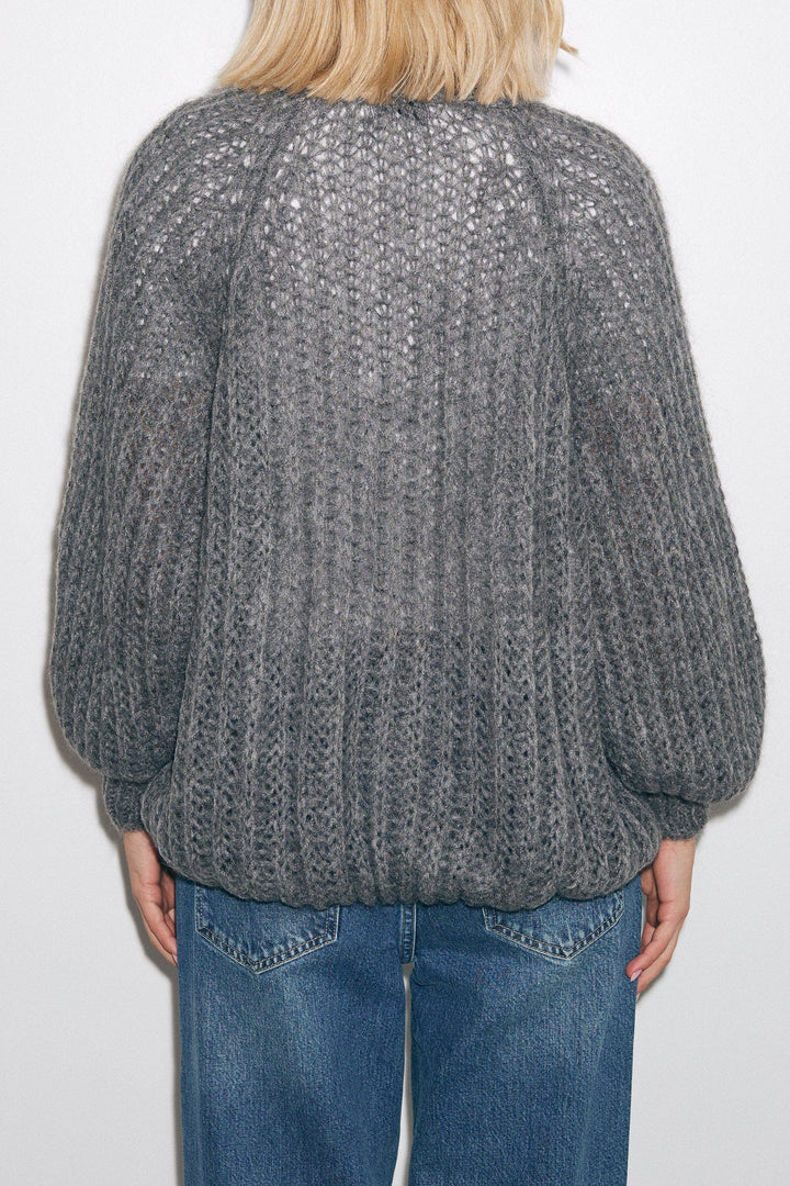 Noella - Joseph Knit Cardigan - 190 Dark Grey Cardigans
