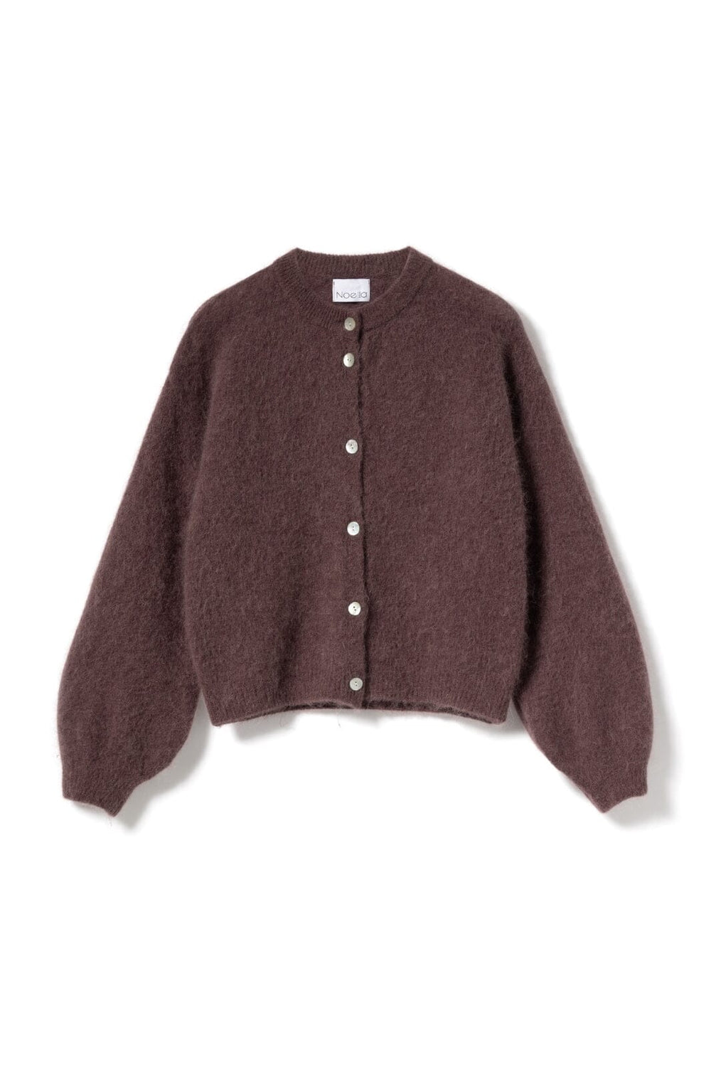 Noella - Kae Knit Cardigan 12940084 - 1471 - Medium Brown Cardigans