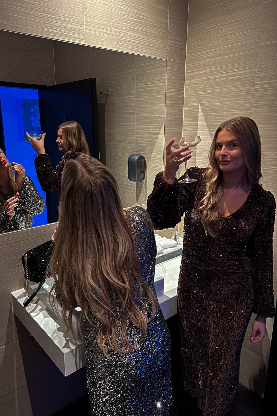 Noella - Teagan Lg Dress - 1021 Chocolate Brown Kjoler