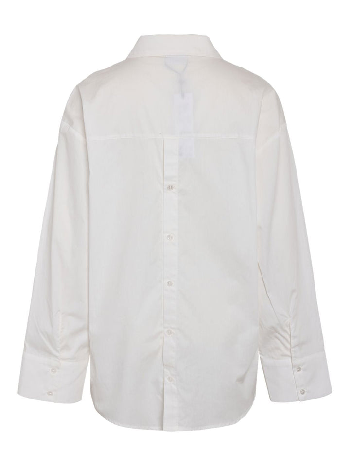Noisy May - -Nmfreja L/S Button Shirt Fwd - 4755607 Cloud Dancer