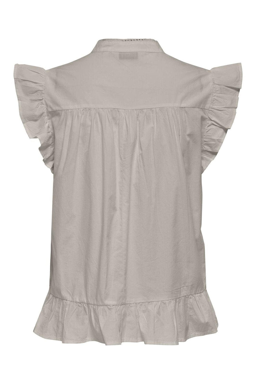 Only - Onladda S/L V-Neck Top - 4957296 Chateau Gray