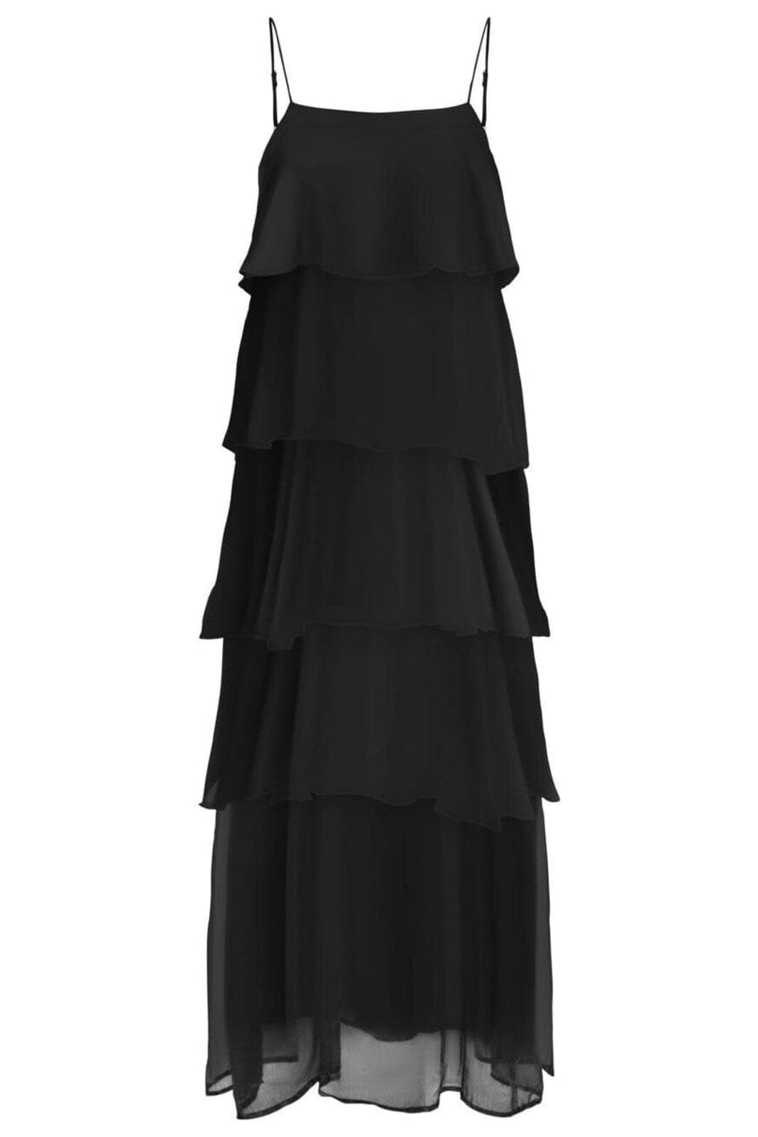 Only - Onlasta Life Strap Layer Ankel Dress - 4792886 Black Kjoler